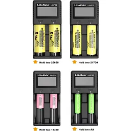 Зарядний пристрій Liitokala Lii-PD2+car EU charger - мініатюра 6