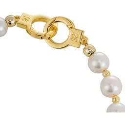 Перлинний нашийник з повідцем та наручниками Lockink Pearl Bondage & RestRaint Set - мініатюра 7
