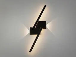 Бра настінне LED Diasha Q3/600BK Line Q3-600BKBK, 20W, регульована температура кольору, чорний, для коридору - мініатюра 3