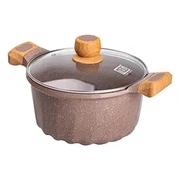Каструля MGC HP-4-433CO 24см 5л коричнева