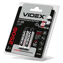 Акумулятор VIDEX R6 2500mAh (передзаряд) BLI 2