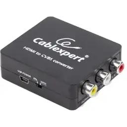 Перетворювач сигналів Cablexpert HDMI - RCA Чорний (DSC-HDMI-CVBS-001)