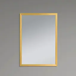 Дзеркало Zerix Fonte MRZ09-60x85-Reverse Gold прямокутне в золотій рамі ZX6211