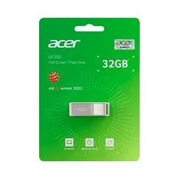 USB флеш накопичувач Acer 32GB UF300 Metal Silver USB 3.2 (BL.9BWWA.517) - мініатюра 4