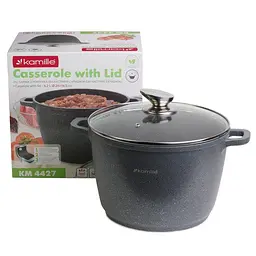 Каструля з кришкою Kamille KM-4427 6.2 л 24 см - мініатюра 6