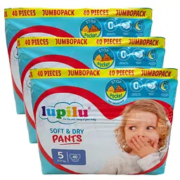 Підгузки-трусики Lupilu Soft & Dry 5 (11-17 кг) 120 шт