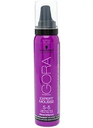 Мус-фарба для волосся Schwarzkopf Professional Igora Expert Mousse, відтінок 5-5, 100 мл (1917265) - мініатюра 2
