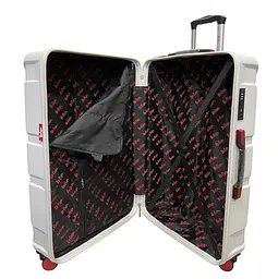 Валіза дорожня велика Lee Cooper 31103 Полікарбонат/ABS-пластик (L) Білий - мініатюра 3