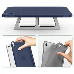 Чохол-книжка BeCover Tri Fold Hard для Apple iPad Air 11" M2/M3 2024/2025 Deep Blue (711413) - мініатюра 4