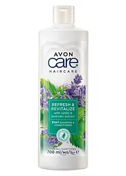 2-в-1 Шампунь-кондиціонер для волосся Avon «Природна свіжість», 700 мл - мініатюра 1