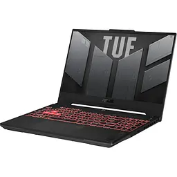 Ноутбук ASUS TUF A15 FA507NUR-LP052 15.6' FHD IPS, AMD R7-7435HS, 16GB, F512GB, NVD4050-6, NoOS, Сірий (90NR0JP8-M004R0) - мініатюра 3