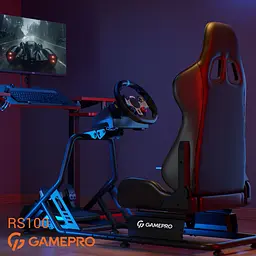 Крісло ігрове GamePro кокпіт (RS100) - мініатюра 5