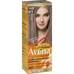 Крем-фарба AVENA для волосся Shine Color 871 Натуральний русявий