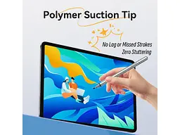 Стилус Vention 2-in-1 Stylus Pen Gray Aluminum Alloy Type (KQMH0) - мініатюра 9
