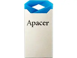 USB флеш накопичувач Apacer 64 GB AH111 USB 2.0 Blue (AP64GAH111U-1) - мініатюра 2