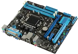 Материнська плата Asus H61M-C LGA 1155 (H61M-C) Б/В - мініатюра 2