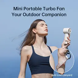 Вентилятор Jisulife Handheld Fan Pro1 White - мініатюра 8