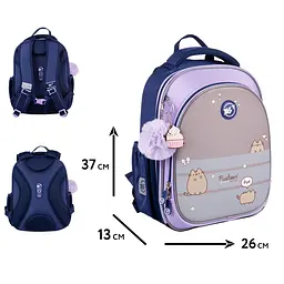 Рюкзак шкільний напівкаркасний YES Pusheen Playful S-109 - мініатюра 2