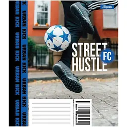 Зошит учнівський "Street Hustle" 1 Вересня 768211 18 аркушів Різнокольоровий