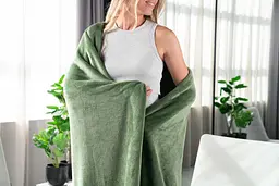 Плед Ardesto Flannel 160х200 см 100% поліестер зелений pbe0050438 - мініатюра 4