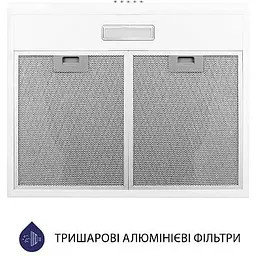 Витяжка пласка Minola HPL 604 WH - мініатюра 3