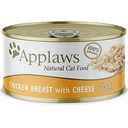 Консерви для кішок Applaws Chicken Breast with Cheese in Broth з куркою та сиром, 70г