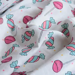Пелюшка муслінова Cosas Lollipops 80х100 см (MuslinDiapers_Lollipops) - мініатюра 3