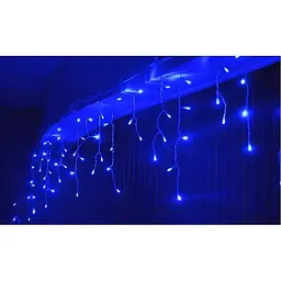Гірлянда завіса Leds Sople 100 led довжина 3.2 метри синя + перехідник