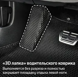Килимок у багажник EVA для Citroen C3 Aircross 2017- - мініатюра 4