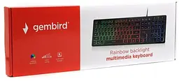 Клавіатура Gembird KB-UML-01-UA Чорний USB UKR - мініатюра 2