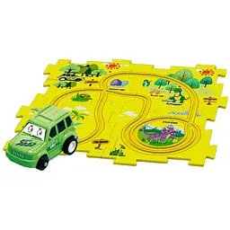 Розвиваюча іграшка-пазл Epik SHT 1103A Dinosaur Park 25 pcs Yellow - мініатюра 5