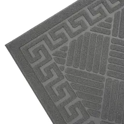 Килимок придверний Eco Fabric Смужки без кромки сірий 40 х 60 см (4060-012) - мініатюра 5