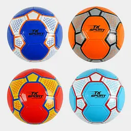 М’яч футбольний TK Sport, 280 г, матеріал PVC, гумовий балон, розмір №5 (В асортименті) - мініатюра 2