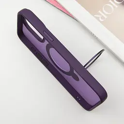 Чохол Ummi Colorful with MagSafe HQ Ring для Apple iPhone 15 (6.1) Purple - мініатюра 4