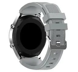 Силіконовий ремінець Primo для годинника Huawei Watch GT 2/GT Active 46 мм Grey - мініатюра 2