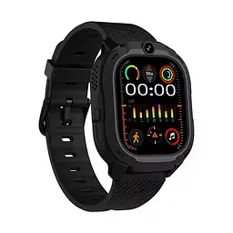 Дитячий смарт-годинник Lemfo T70 з 4G відеодзвінком прослуховуванням GPS-трекером і операційною системою Android Чорний - мініатюра 2