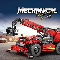 Конструктор Reobrix Mechanical Телескопічний вилковий навантажувач з пультом (22020) [161067] - мініатюра 7