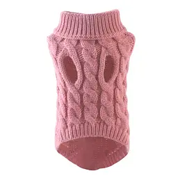 Светр для собак та котів EcoToys Pink XL рожевий A: 33 см B: 40 см C: 29 см 7028 - мініатюра 2