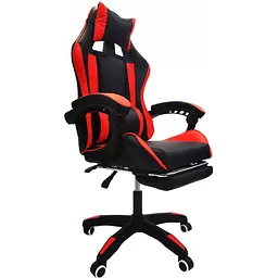 Комп'ютерне крісло Kontrast Viper Black-Red з функцією массажу