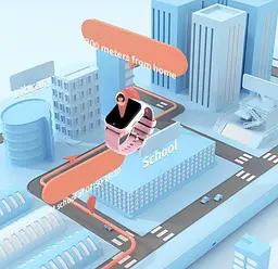 Дитячий 4G смарт годинник-телефон Lemfo M05 з GPS відстеженням, відеодзвінками, камерою та функцією прослуховування Чорний - мініатюра 12