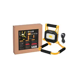 Прожектор Delux REL- 100 (3.7V 4400mAh) LED COB 20W 6500K IP54 (90023323) - мініатюра 3