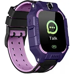 Дитячий смарт-годинник Smart Baby Watch Q19 Purple (16508-hbr) - мініатюра 5