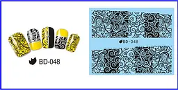 Наклейки для ногтей BD-048