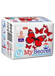 Гігієнічні прокладки My Secret Sensitive Super 4 (8шт)