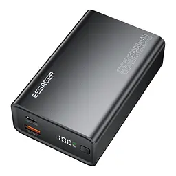 Павербанк Essager 20000mAh 65W PD 3.0 QC 4.0 для ноутбука, планшета та iPhone 17/16/15