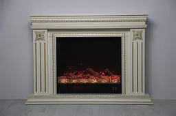 Електричний камін Bluetooth звук потріскування дров Valencia Ivory 1500Вт (10080116) - мініатюра 2