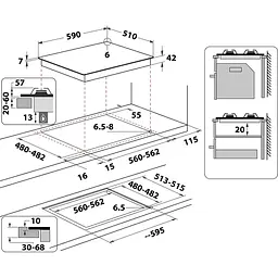 Варильна поверхня Whirlpool AKTL 629 S газова [95565] - мініатюра 9