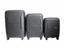 Комплект валіз Airtex 245 колір сірий