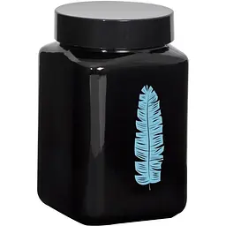 Банка Herevin Colours Leaf квадратна 1.5 л в асортименті (147015-139) - мініатюра 2