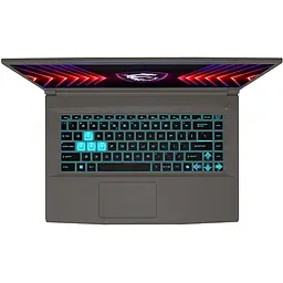 Ноутбук MSI Thin 15 B12UC-2037XRO, Intel Core i7-12650H, 4.7GHz, 15.6 Full HD, 16GB, SSD 512GB, NVIDIA GeForce RTX 3050 4GB, Free DOS - мініатюра 2